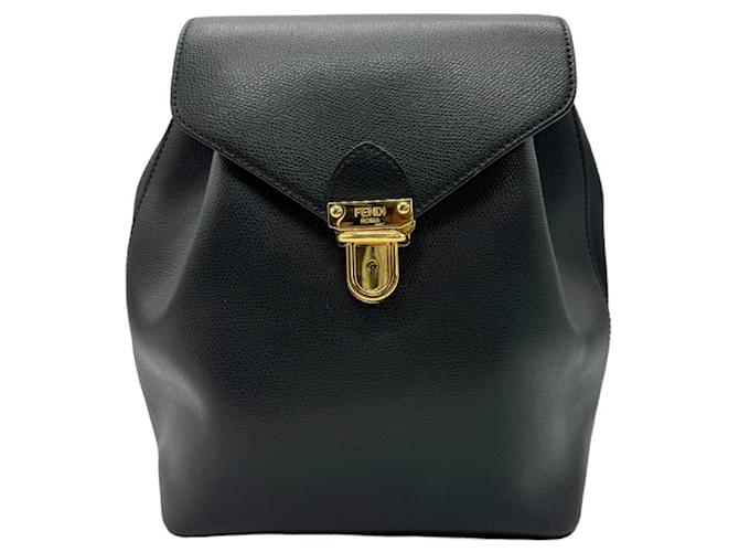 Fendi -- Cuir Noir  ref.1373390