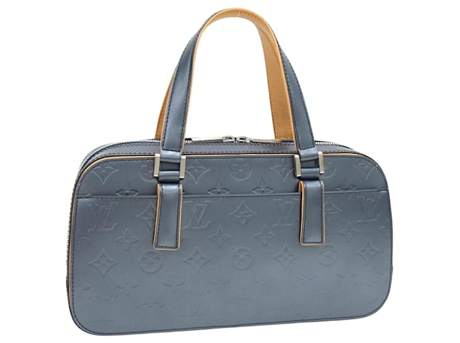 Louis Vuitton Shelton Azul Couro  ref.1373428