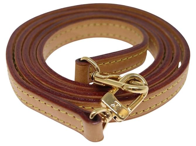 Louis Vuitton Shoulder strap Beige Leather  ref.1373449
