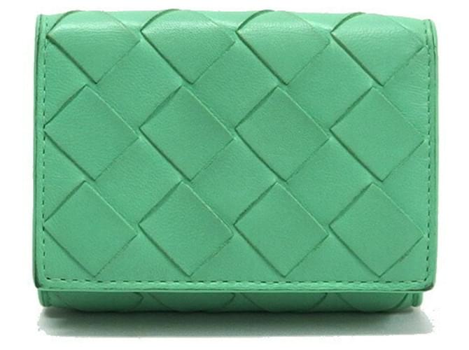 Bottega Veneta Intrecciato Verde Cuero  ref.1373485