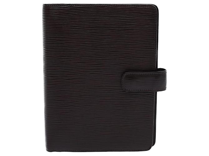 Louis Vuitton Agenda cover Brown Leather  ref.1373509