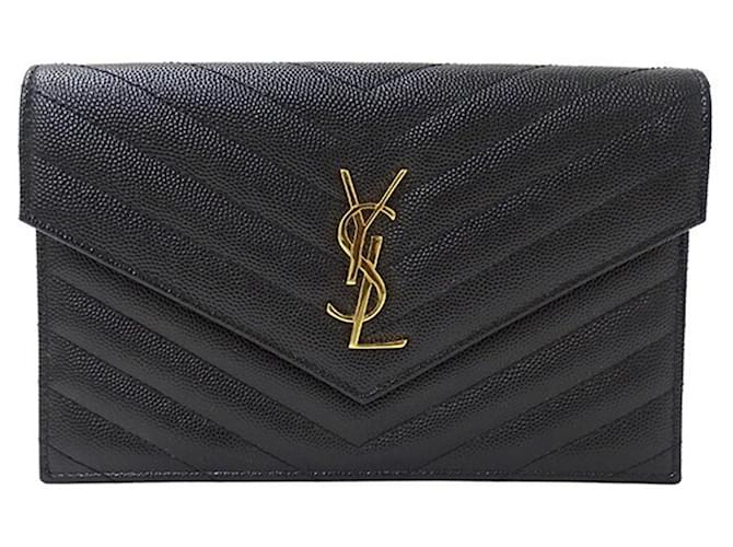 Saint Laurent Black Leather  ref.1373571