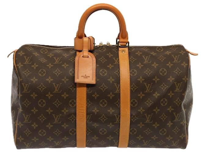Louis Vuitton Keepall 45 Brown Cloth  ref.1373650