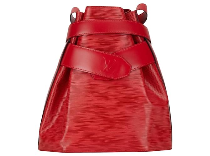 Louis Vuitton Sac d'épaule Red Leather  ref.1373684