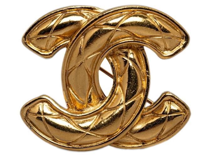 Chanel Coco Mark Golden Metal  ref.1373685