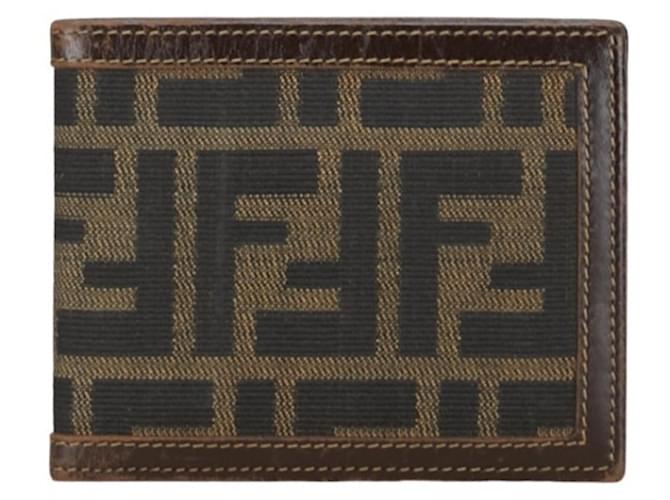 Fendi Zucca Brown Cloth  ref.1373694