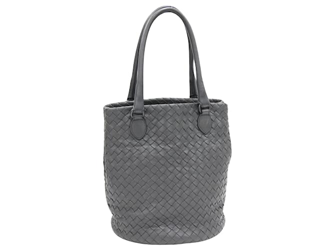 Bottega Veneta Intrecciato Black Leather  ref.1373710