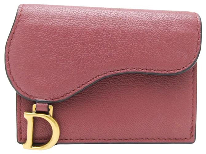 Dior Saddle Pink Leather  ref.1373714
