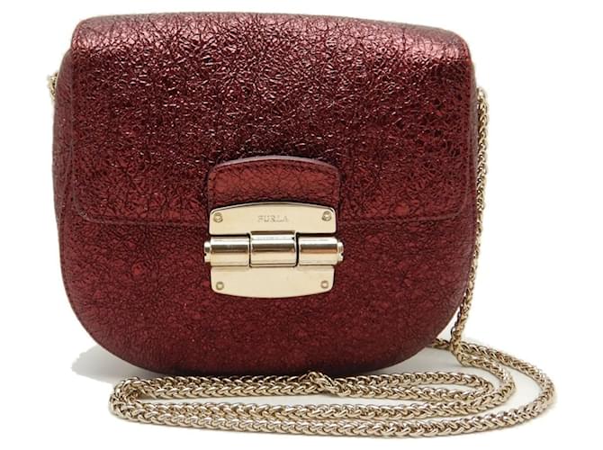Furla Red Leather  ref.1373719