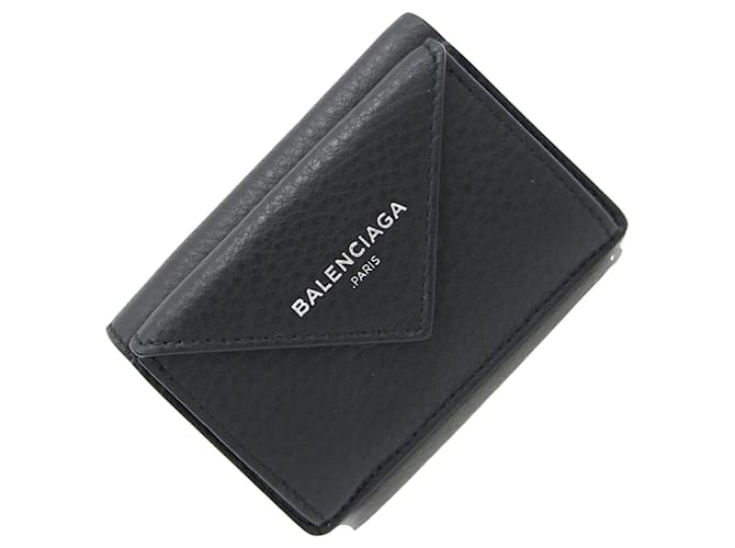 Balenciaga Papier Black Leather  ref.1373740