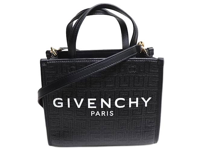 Givenchy G tote Black Leather  ref.1373742
