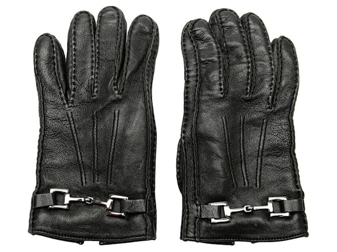 Gucci Black Leather  ref.1373749