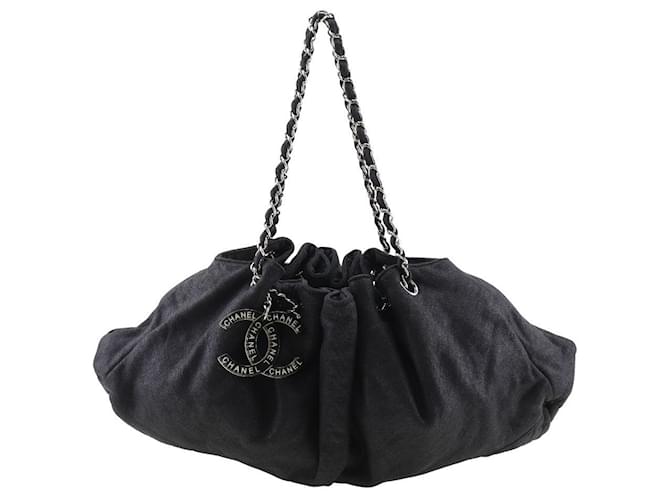 Chanel Melrose Black Cotton  ref.1373857