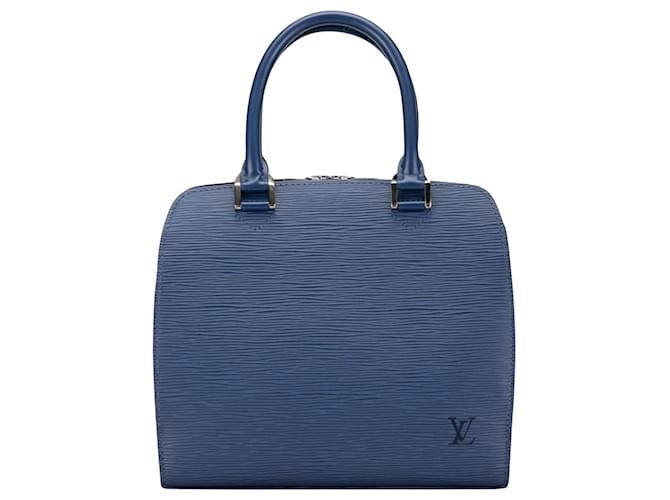 Louis Vuitton Pont Neuf Blue Leather  ref.1373862