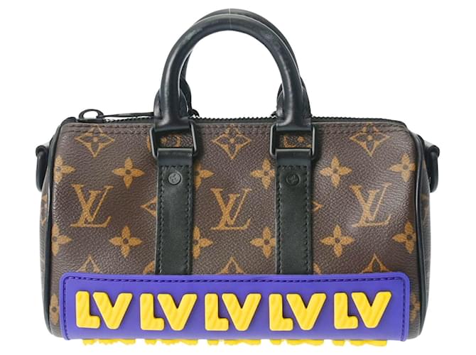 Louis Vuitton Keepall XS Brown Cloth  ref.1373867