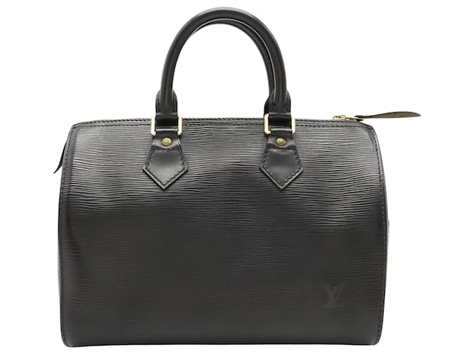 Louis Vuitton Speedy 25 Black Leather  ref.1373913