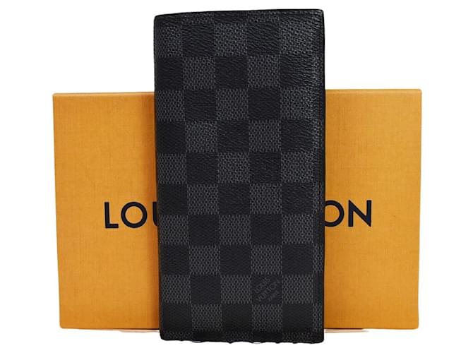 Louis Vuitton Portefeuille Alexandre Black Cloth  ref.1373929