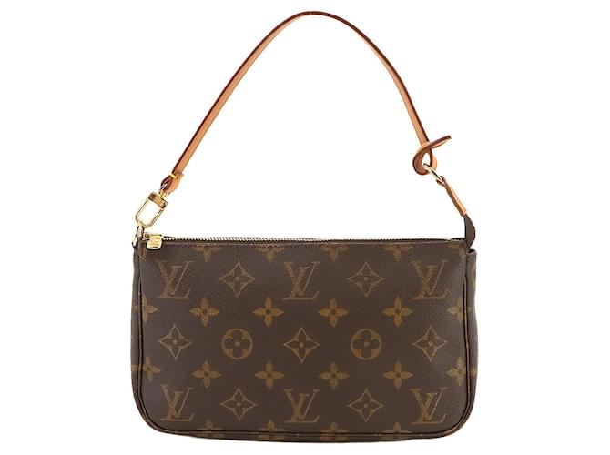 Louis Vuitton Pochette accessoires Brown Cloth  ref.1373953