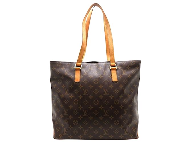 Louis Vuitton Cabas Mezzo Brown Cloth  ref.1373961