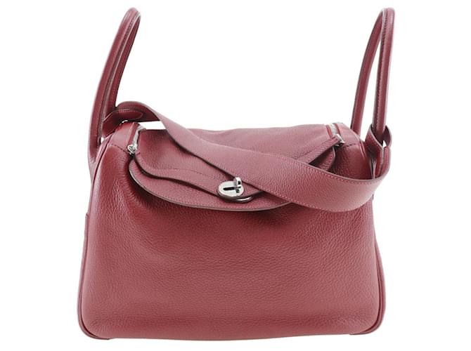 Hermès Lindy Red Leather  ref.1373983