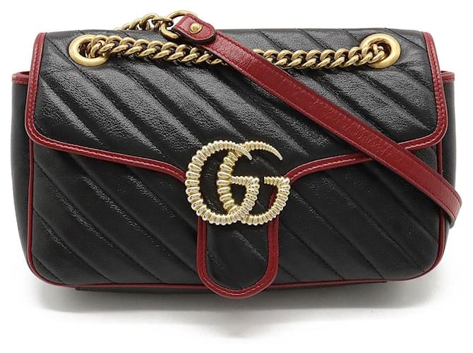 Gucci GG Marmont Black Leather  ref.1373990