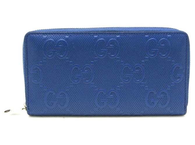 Gucci Diamante Navy blue Leather  ref.1374006