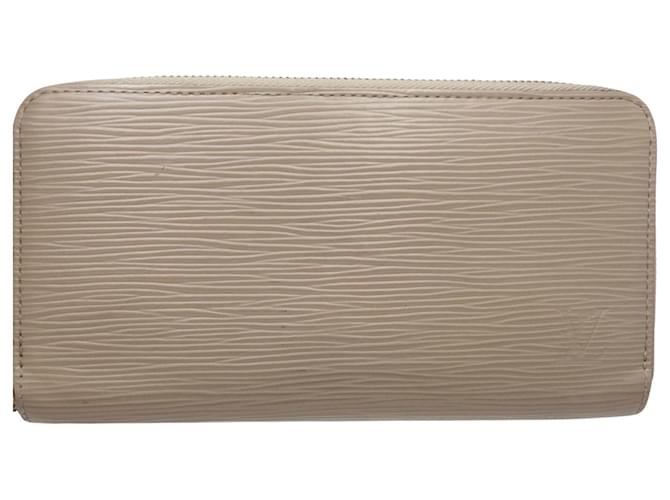 Louis Vuitton Portefeuille zippy Beige Leather  ref.1374017