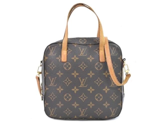 Louis Vuitton Spontini Brown Cloth  ref.1374056