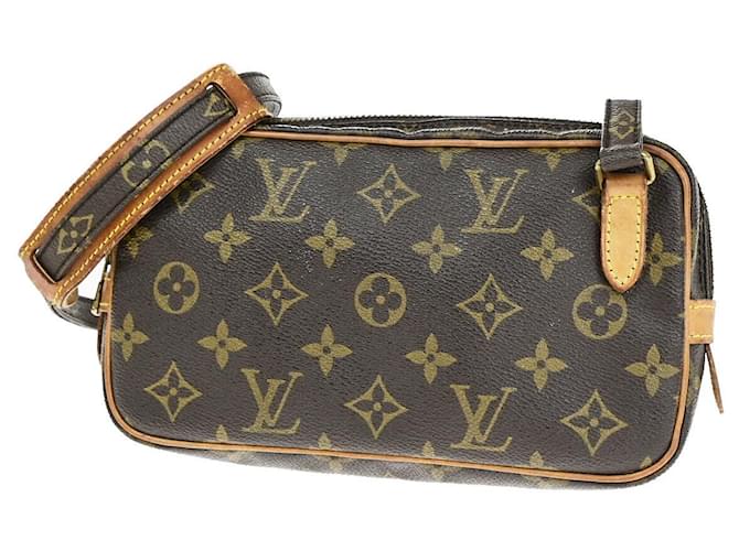 Louis Vuitton Marly Brown Cloth  ref.1374076