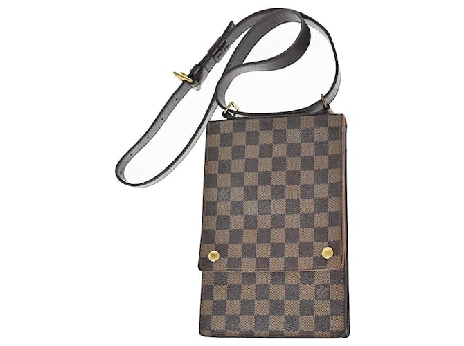 Louis Vuitton Portobello Brown Cloth  ref.1374093