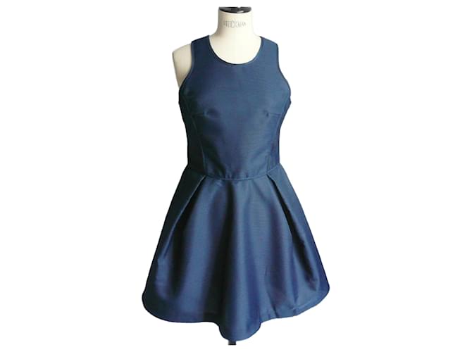 MAJE Cocktail dress in midnight blue, new condition, size 3 Polyester  ref.1374111