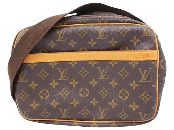 Louis Vuitton Reportero PM Castaño Lienzo  ref.1374132