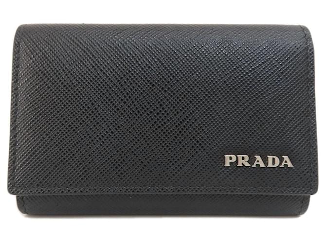 Prada Vitello Black Leather  ref.1374158