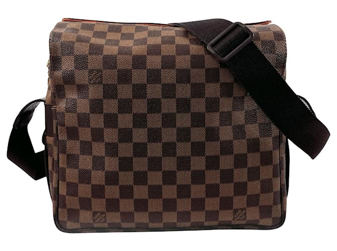 Louis Vuitton Naviglio Brown Cloth  ref.1374182