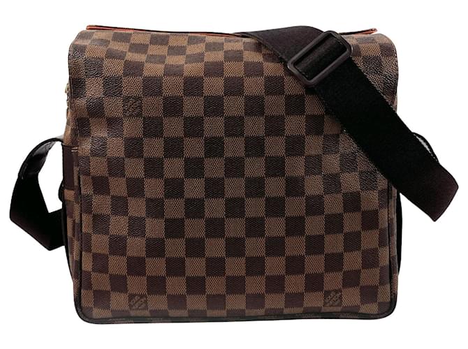 Louis Vuitton Naviglio Braun Leinwand  ref.1374182