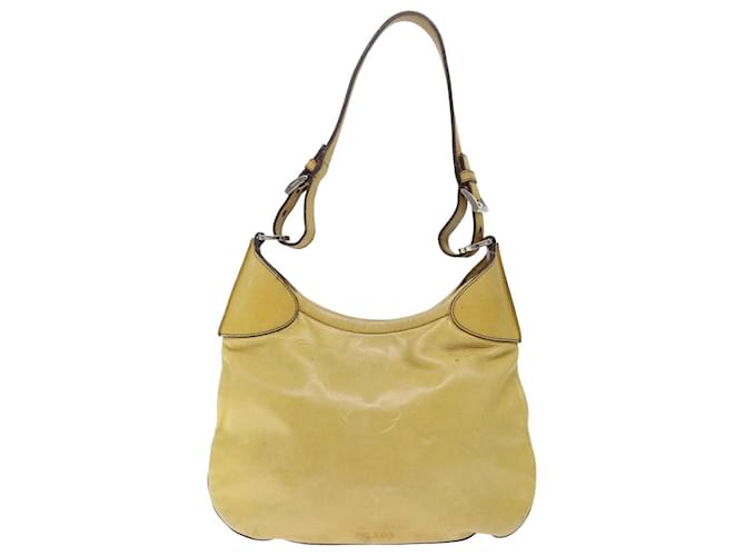 vagabundo de prada Amarillo Cuero  ref.1374189