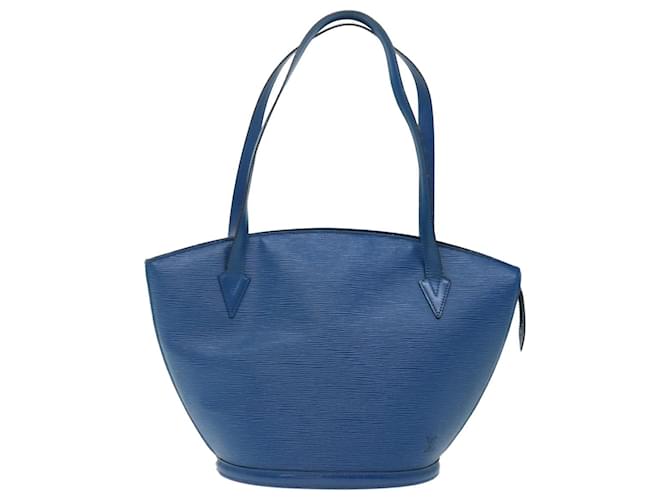 Louis Vuitton Saint Jacques Azul Couro  ref.1374201