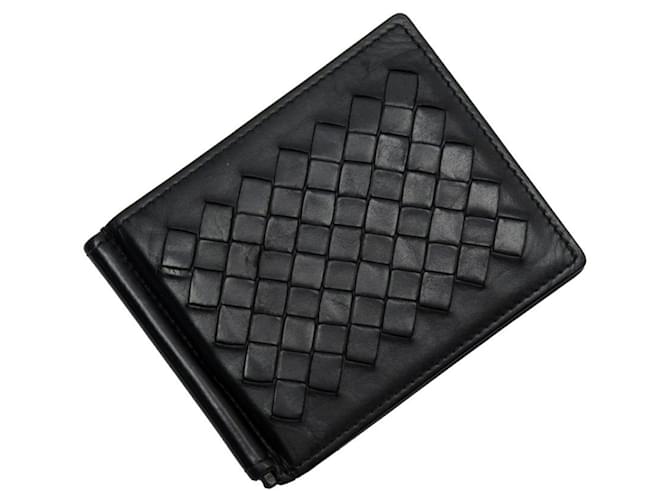 Bottega Veneta Intrecciato Preto Couro  ref.1374235