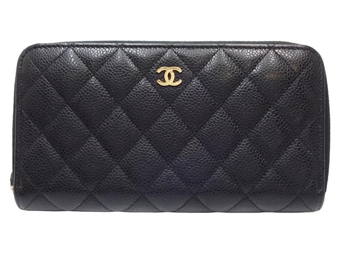 Classique Chanel Matelassé Cuir Noir  ref.1374239