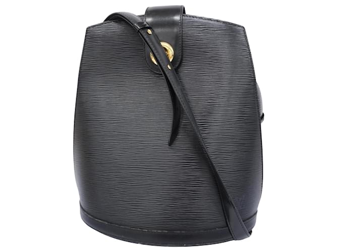 Louis Vuitton Cluny Negro Cuero  ref.1374246