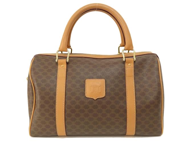 Céline Boston Toile Marron  ref.1374247