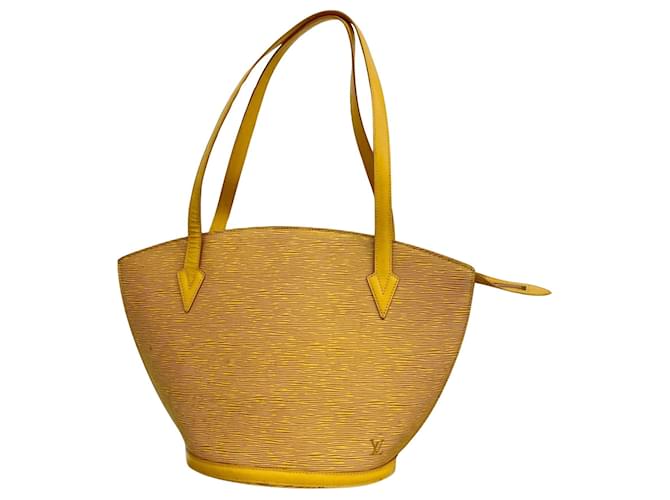 Louis Vuitton Saint Jacques Amarelo Couro  ref.1374278