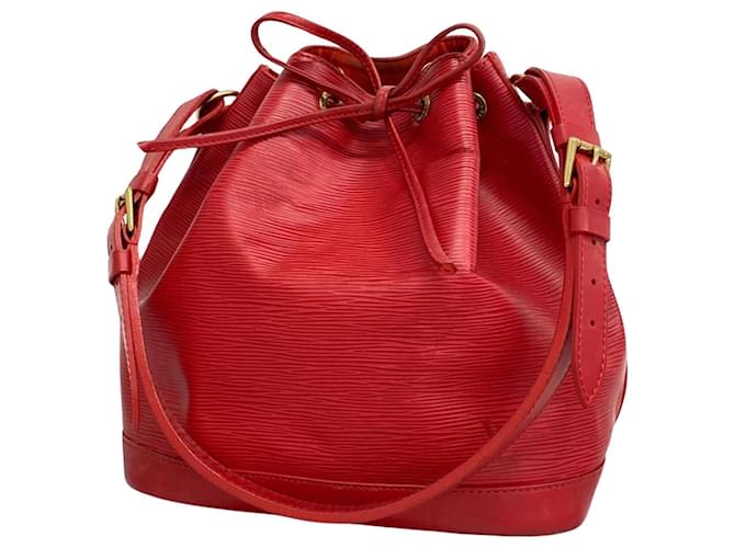 Noe Louis Vuitton Noé PM Red Leather  ref.1374331