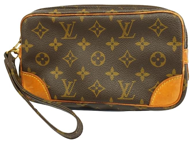 Louis Vuitton Marly Brown Cloth  ref.1374341