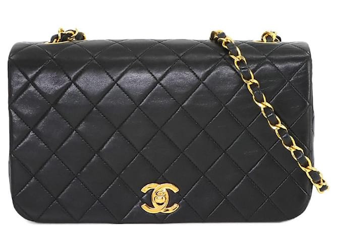 Chanel Timeless Black Leather  ref.1374345