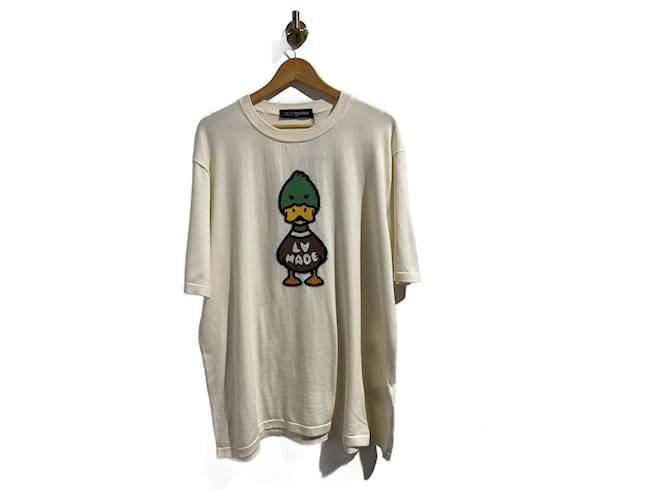 LOUIS VUITTON  Knitwear & sweatshirts T.International XXL Wool Cream  ref.1374396