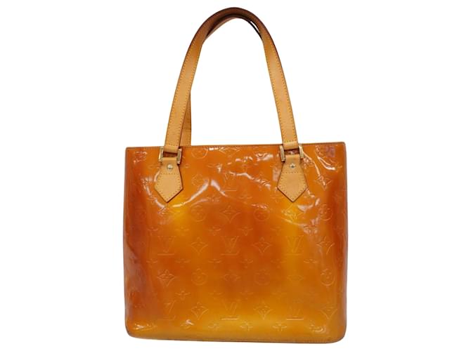 Louis Vuitton Houston Marrom Couro envernizado  ref.1374522