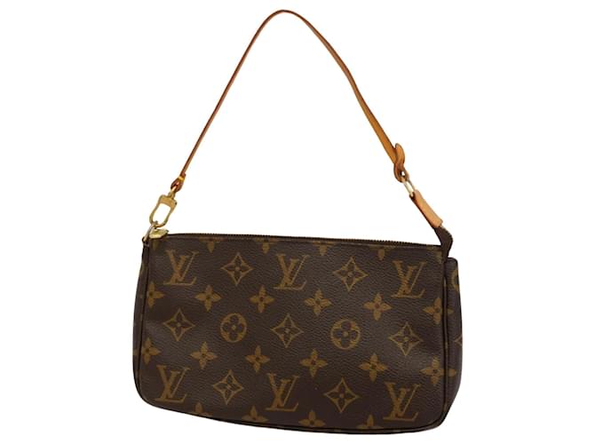 Louis Vuitton Pochette Accessoire Brown Cloth  ref.1374532