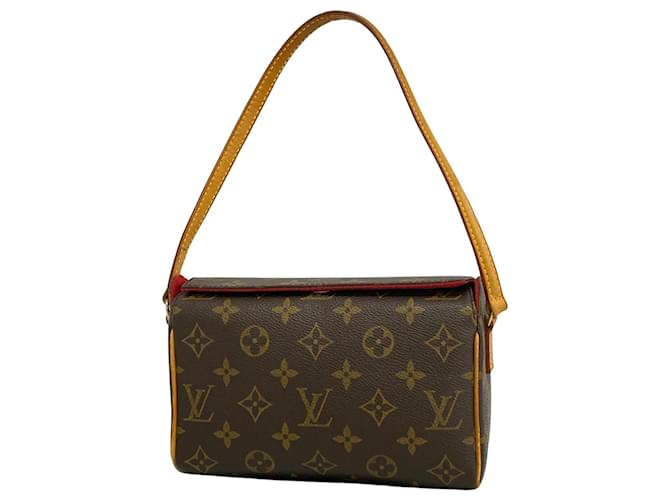 Louis Vuitton Récital Marrom Lona  ref.1374550