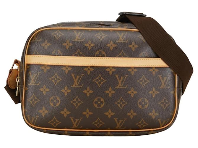 Louis Vuitton Reporter Brown Cloth  ref.1374564